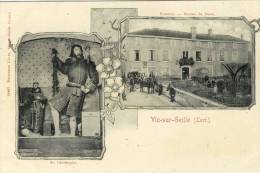 CPA (57)  VIC SUR SEILLE    Bureau De Poste - Vic Sur Seille