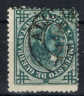 Sello 5 Cts Alfonso XII 1876, Impuesto Guerra, Fechador ALICANTE,  Num 183 º - Oorlogstaks