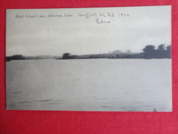 Allerton,IA--Rock Island Lake--not Mailed--PJ 124 - Altri & Non Classificati