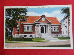 Charles City,IA--Public Library--not Mailed--PJ 124 - Andere & Zonder Classificatie