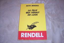 RUTH  RENDELL  °  LA FILLE QUI VENAIT DE LOIN - Club Des Masques