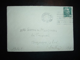 LETTRE TP MARIANNE DE GANDON 2F OBL.MEC. 31 XII 1945 VERSAILLES RP (78 YVELINES) DERNIER JOUR DE TARIF - 1945-54 Marianne Of Gandon