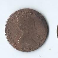 ISABEL II  8 MARADEVIS 1842 - Monedas Provinciales