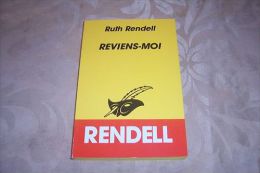 RUTH  RENDELL  °  REVIENS MOI - Club Des Masques