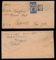 Portugal 1935 Wrapper With 1$60 EXPOSICAO COLONIAL FARO To USA - Brieven En Documenten