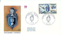 FRANCE - ENVELOPPE PREMIER JOUR D'EMISSION - GENDARMERIE NATIONALE - 1970 - Covers & Documents