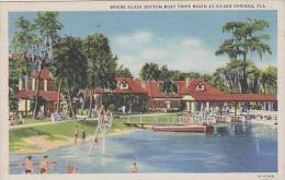 Florida Silver Spring Where Glass Bottom Boat Trips Begin At Silver Springs - Silver Springs