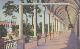 Florida Sarasota Archway Along Inner Court Of Ringling Art Museum - Sarasota