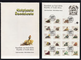 C0108 SOUTH AFRICA  1988, SG 654-668, 669-72 5th Definitive Series Succulents, FDirst Day Card - Briefe U. Dokumente