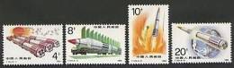 China 1989 T143 National Defence -Rocket Stamps Martial Space Military Truck - Neufs