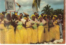 CPSM LEOPOLDVILLE (R.D Congo Ex. Congo Belge Ex. Kinshasa) - Voyage Du Roi (belge) Au Congo : Jeunes Filles De Coquilhat - Altri & Non Classificati