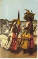 CPSM LEOPOLDVILLE (R.D Congo Ex. Congo Belge Ex. Kinshasa) - Voyage Du Roi (belge) Au Congo : Danses En L'honneur Du Roi - Andere & Zonder Classificatie