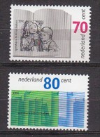 R0009 - NEDERLAND PAYS BAS Yv N°1385/86 ** Bibliotheques - Unused Stamps