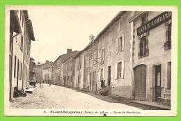 42 - (St) SAINT JEAN SOLEYMIEUX - Route De Montbrison - Photo L. Beyssac, St Bonnet Le Château - Saint Jean Soleymieux