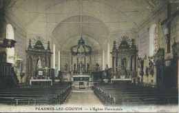 Frasnes-lez-Couvin - Intérieur De L'Eglise Paroissiale - Jolie Carte Couleur - 1931 ( Voir Verso ) - Couvin