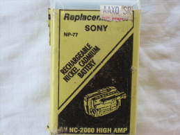 BATTERIE CAMERA SONNY 6V NC 2000 HIGH AMP - Matériel & Accessoires