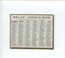 BELLE JARDINIERE PARIS PETIT CALENDRIER 1907 - Klein Formaat: 1901-20