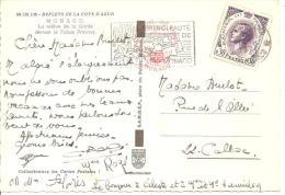 N°Y&T 545    MONTE CARLO  Vers   CALLAC Le  14 AOUT971 - Storia Postale