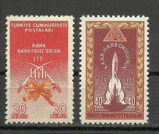 Turkey; 1960 125th Anniv. Of The Territorial War College - Unused Stamps