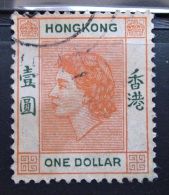 Briefmarke  HONG KONG One Dollar Königin Elizabeth II 1954 - Altri