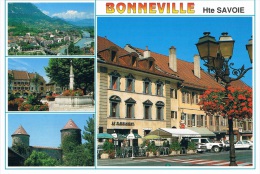 BONNEVILLE (Haute-Savoie) - Multi-vues Avec Le Restaurant "le Florimont" - Carte Neuve, 2 Scans - Bonneville