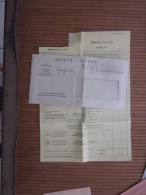 Avertissements Impôts Locaux  GONFARON (var)1976 + Lettre (Besse Sur Issole ) Talon Chèque Paiement - Lettres Civiles En Franchise