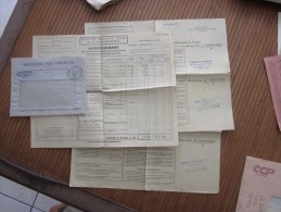 3 Avertissements Impôts Collectivités Locales Et Divers établisse 1962+ Lettre Civile En Franchise (Besse Sur Issole ) - Lettres Civiles En Franchise