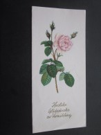 Carte Postale Fantaisie Fêtes/voeux : Bonne Fête Maman Fête Des Mères : Une Belle Rose Rose Légende écrite En Allemand - Fête Des Mères