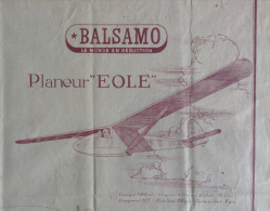 Plan De Construction - Planeur Eole - Balsamo - Aerei