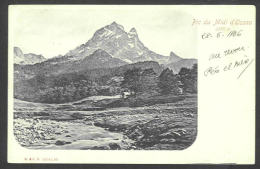 France - CF013 - CP Pic Du Midi D´Ossau (2 Scan) - Timbre Type Blanc 111 1A - Autres & Non Classés