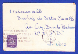 ENVELOPPE -- CACHET -- CORREIOS II . LISBOA --31-XII-1952 - Covers & Documents