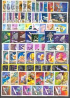 Hungary 1964-1986. Space Stamp Collection With Betters, 10 Complete Sets MNH (**) - Collezioni