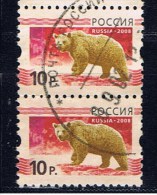 R Rußland 2008 Mi 1495 Bär - Used Stamps