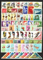 Hungary 1959-1988. Sport Stamp Collection With Betters, 10 Sets MNH (**) - Collections