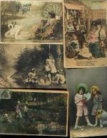 Romantiques - Enfants - Lot De 51 CV (de 1904 à 1916) - Collections, Lots & Series