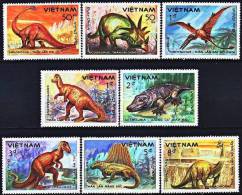 VIETNAM PREHISTOIRE Animaux Prehistoriques (YVERT N° 527A/H) MNH  ** Neuf Sans Charniere - Prehistorisch