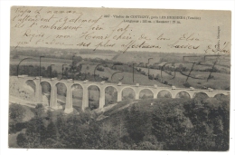 Les Herbiers (85) : Vue Aérienne Sur Le Viaduc De Coutigny En 1912. - Les Herbiers