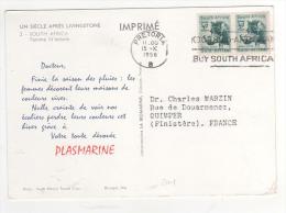 Timbre Yvert N° 201 X 2  / Carte Publicitaire Du 15 X 56 , 2 Scans - Ohne Zuordnung