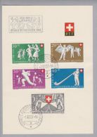 Schweiz Pro Patria 1951-08-01 Automobilpostbureau ZH Bundesfeier PP-Satz - Storia Postale