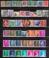 ESP 7 - ESPAGNE LOT DE 54 TIMBRES OBLITERES - Collections