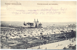 Swinemünde, Strandpromenade Mit Seebrücke, Feldpost AK 1915 - Pommern