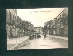 Sigean (11) - Avenue De Perpignan ( Animée Brun Freres ) - Sigean