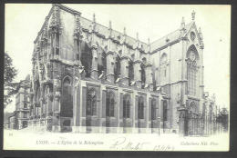 France - CF027 - 2 Scan - CP Lyon L´église De La Rédemption - Néo - Gothique - Timbre Type Blanc 111 1A - Autres & Non Classés