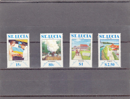 Santa Lucia Nº 919 Al 922 - St.Lucia (1979-...)
