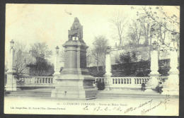 France - CF036 - 2 Scan CP Clermont-Ferrand Statue De Blaise Pascal - Verso Timbre Type Blanc 111 1A - Clermont Ferrand