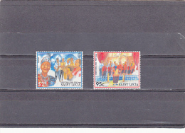 Santa Lucia Nº 1244 Al 1245 - St.Lucia (1979-...)