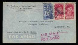 Portugal 1946 Airmail Cover 3$50 Diogo Cao To USA - Covers & Documents