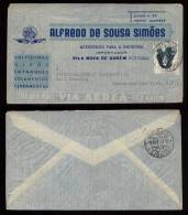 Portugal 1947 Airmail Cover Single Franking 3$50 To USA - Cartas & Documentos