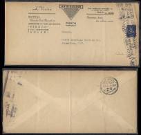 Portugal 1948 Advertising Cover AUTO Cars Porto To USA - Storia Postale