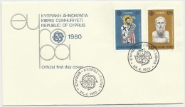 Cyprus 1980 FDC - Briefe U. Dokumente